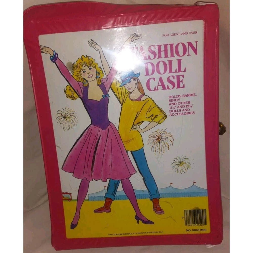 Vintage‎ Fashion Doll Case Holds Barbie Sindy Tara Toy Corp.Model No.10100 (M8)